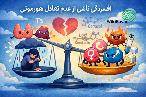 اختلالات هورمونی و افسردگی